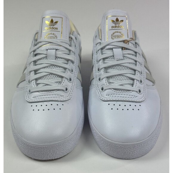 Adidas Lucas Puig Mens 8 White Low Skateboarding Shoes Sneakers Leather HP9753 - Picture 4 of 10